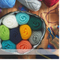 Dark Blue Durable Knitting Organizer Crochet Aufbewahrungstasche aus Segeltuch Knitting Yarn Bag Custom Yarn Storage Bag