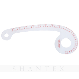 Scale Quilt Ruler Sewing Schneiderkurvenlineal Garment Curve Rule mit Nahtzugabe